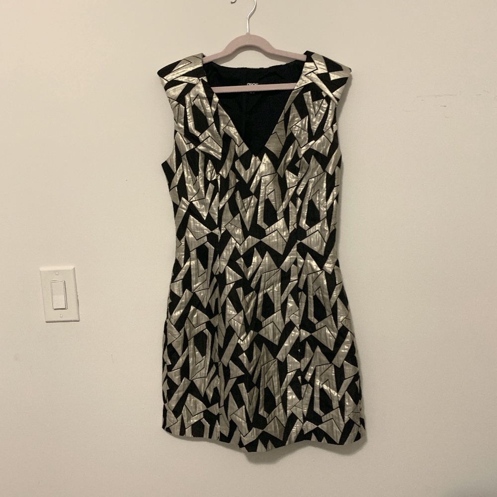 ASOS Metallic 80's Look Mini Dress Size 6